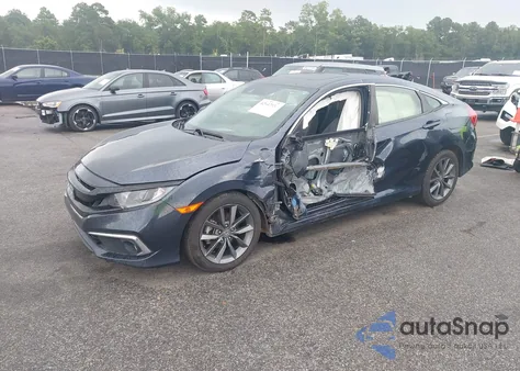 2019 Honda Civic Ex from USA, damaged, VIN JHMFC1F38KX014066